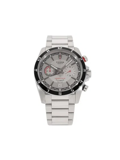 Pre-owned Tudor 2013  Grantour Flyback 42mm In Grey