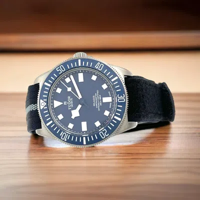Pre-owned Tudor 2023 Pelagos Fxd Mn22 Marine Nationale Titanium 42mm
