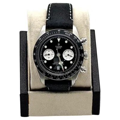 Pre-owned Tudor 2023 Heritage Black Bay 79360n Black Dial Stainless Steel 41mm Box Paper