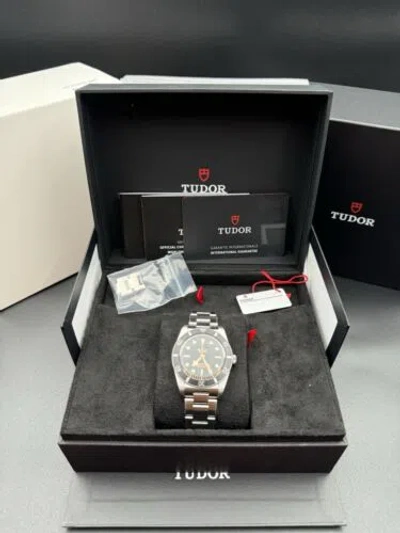 Pre-owned Tudor 2024  Black Bay 54 Stainless Black 37mm Automatic Men Watch 79000n