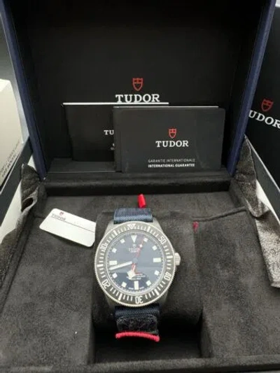Pre-owned Tudor 2024+  Pelagos Fxd Alinghi Red Bull Racing 25707kn Complete Watch