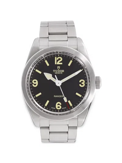 Pre-owned Tudor 2025 Ranger 39mm Watch In Black