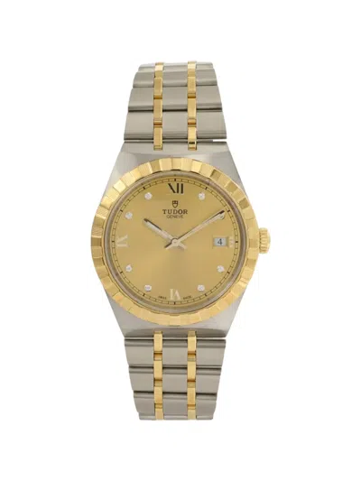 Pre-owned Tudor 2026 Royal 28mm Watch In 金色