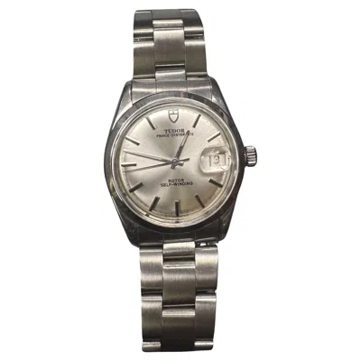 Pre-owned Tudor 34mm Stainless Steel  Prince Oysterdate In Multi