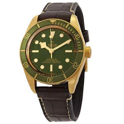 Pre-owned Tudor Black Bay 1958 Automatic Green Dial Men's Watch M79018v-0001