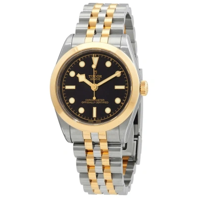 Tudor Black Bay 31 Automatic Chronometer Black Dial Ladies Watch M79603-0001 In Black / Gold / Gold Tone / Yellow