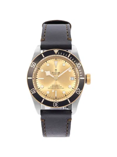 Pre-owned Tudor Black Bay 41mm Watch In Gold