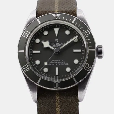 Pre-owned Tudor Black Bay 58 79010sg Taupe Grey Dial Sterling Silver Automatic Wristwatch 39 Mm In Gray