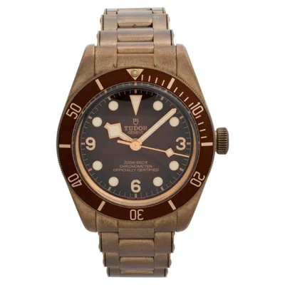 Pre-owned Tudor Black Bay 58 Ref 79012m, 39mm Bronze Case/bracelet, Full Set, Year 2021