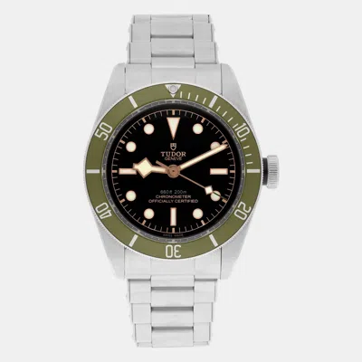 Pre-owned Tudor Black Bay 79230g Automatic Black Stainless Steel Men's Wristwatch 41 Mm