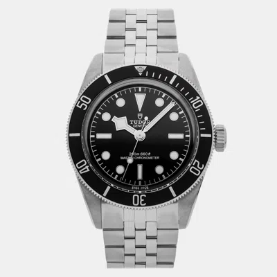 Pre-owned Tudor Black Bay 7941a1a0nu-0003 Black Stainless Steel Automatic Men's Watches 41 Mm