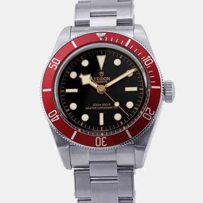 Pre-owned Tudor Black Bay 7941a1a0ru Black Stainless Steel Men Wristwatch 41 Mm