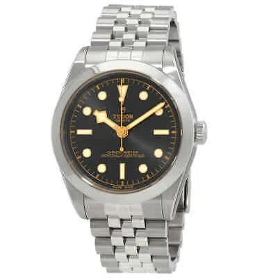 Pre-owned Tudor Black Bay Automatic Chronometer Black Dial Men's Watch M79660-0001