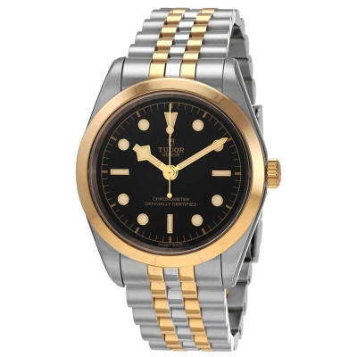 Tudor Black Bay Automatic Chronometer Black Dial Men's Watch M79683-0001 In Black / Gold / Gold Tone / Yellow