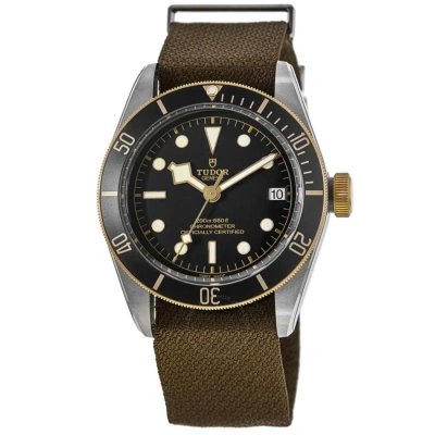 Tudor Black Bay Automatic Chronometer Black Dial Men's Watch M79733n-0005 In Brown