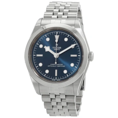 Tudor Black Bay Automatic Chronometer Blue Dial Men's Watch M79680-0002 In Black / Blue