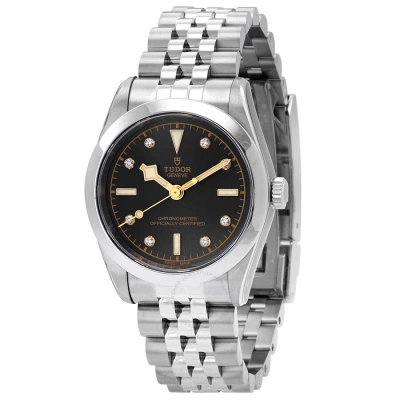 Tudor Black Bay Automatic Diamond Anthracite Dial Ladies Watch M79600-0004 In Yellow