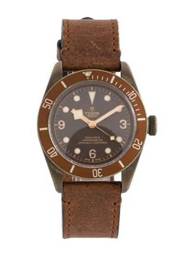 Pre-owned Tudor Black Bay Bronze Watch In Multicolor