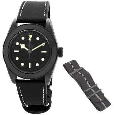 Pre-owned Tudor Black Bay Ceramic Automatic Black Dial Men's Watch M79210cnu-0001
