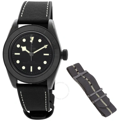 Tudor Black Bay Automatic Black Dial Men's Watch M79210cnu-0001 In Black / Cream
