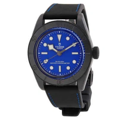Pre-owned Tudor Black Bay Ceramic Automatic Blue Dial Men's Watch 79210cnu-0007