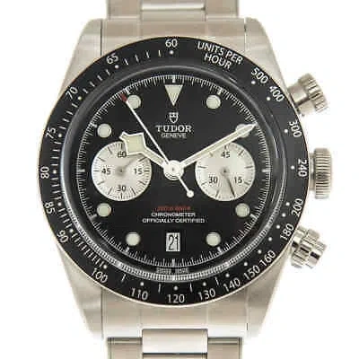 Pre-owned Tudor Black Bay Chrono Chronograph Automatic Chronometer Mens Watch M79360n-0001