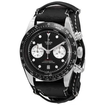 Pre-owned Tudor Black Bay Chrono Men's Automatic Chronometer Black Dial Watch M79360n-0005