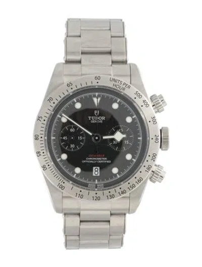 Pre-owned Tudor Black Bay Chrono Watch, 42mm In Multi