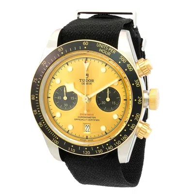 Tudor Black Bay Chronograph Automatic Chronometer Champagne Dial Men's Watch M79363n-0006 In Black / Champagne / Gold / Gold Tone / Yellow