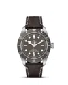 Tudor Black Bay Fifty-eight 925 Brown Dial Leather Straap Men's Watch M79010sg-0001 In Brown