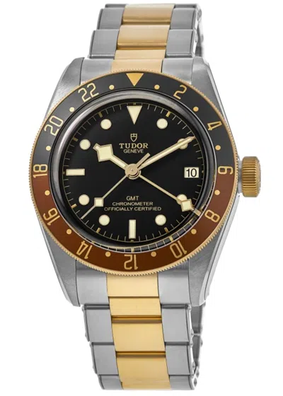 Tudor Black Bay Gmt S & G Black Dial Steel And Yellow Gold Men's Watch M79833mn-0001