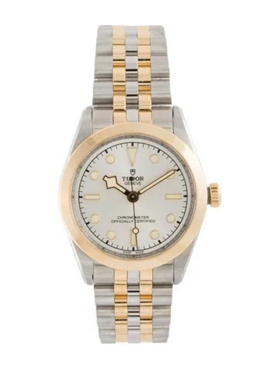 Pre-owned Tudor Black Bay One 31 S&g Watch, 31mm In Multicolor