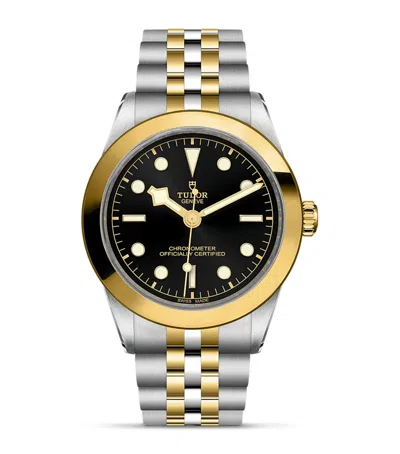 Tudor Black Bay Stainless Steel And Yellow Gold Watch