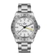 Tudor Black Bay Pro Stainless Steel Watch In Silver