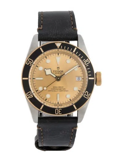 Pre-owned Tudor Black Bay S&g Watch In Multicolor
