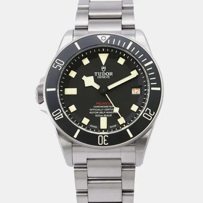 Pre-owned Tudor Black Titanium Pelagos M25610tnl-0001 Automatic Men's Wristwatch 42 Mm