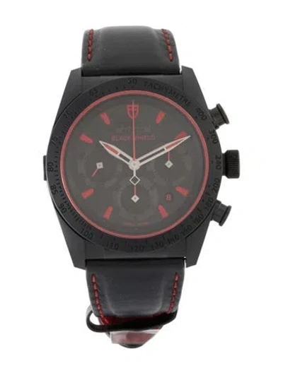 Pre-owned Tudor Blackshield Fastrider Watch In Multi