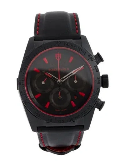 Pre-owned Tudor Fastrider Black Shield Watch In Multicolor