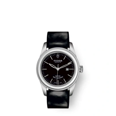 Tudor Glamour Date Automatic Black Dial Ladies Watch 53000-0039