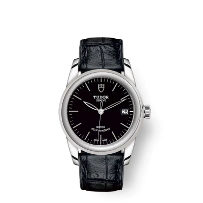 Tudor Glamour Date Automatic Black Dial Watch 55000-0068