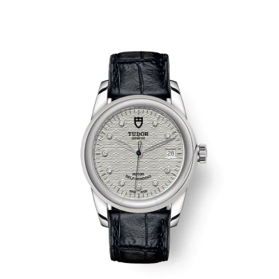 Tudor Glamour Date Automatic Diamond Watch 55000-0058 In Black
