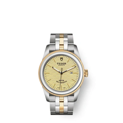 Tudor Glamour Date Automatic Ladies Watch 53003-0003 In Gold