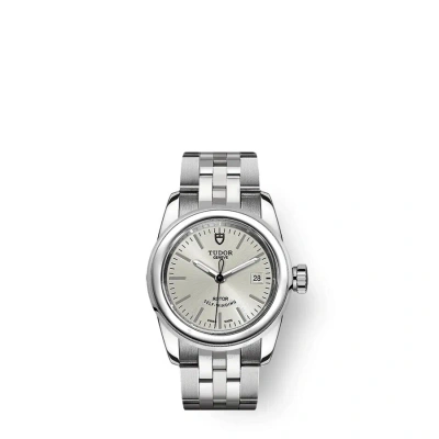 Tudor Glamour Date Automatic Silver Dial Ladies Watch 51000-0003 In Metallic