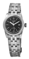 Tudor Glamour Date Black Dial Stainless Steel Unisex Watch M51000-0009 In Black