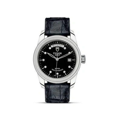Tudor Glamour Date-day Automatic Diamond Black Dial Unisex Watch M56000-0049