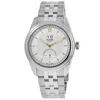 Tudor Glamour Double Date Silver Dial Steel Men's Watch M57100-0002 In Silver