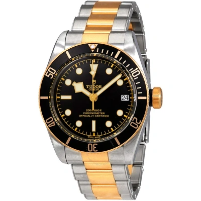 Tudor Heritage Automatic 41 Mm Black Dial Men's Watch M79733n-0008 In Black / Gold / Yellow