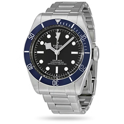 Tudor Heritage Automatic Chronometer Black Dial Men's Watch M79230b-0008 In Black / Blue