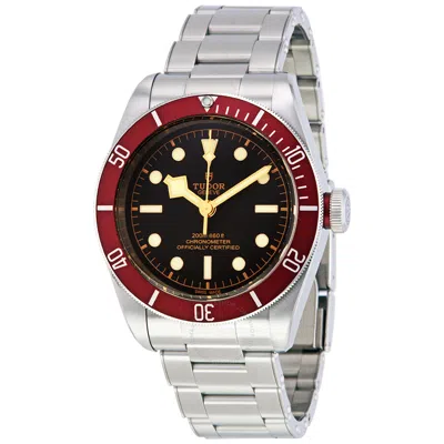 Tudor Heritage Automatic Chronometer Black Dial Men's Watch M79230r-0012 In Metallic