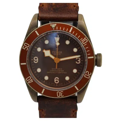 Pre-owned Tudor Heritage Black Bay Bronze 79250bm � 43mm � Full Set � 2016 �  Service